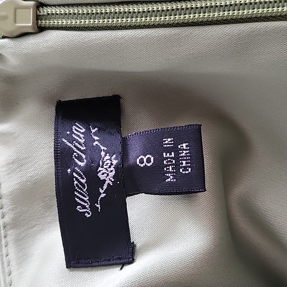 Satin Green Dress - Picture 5 of 5